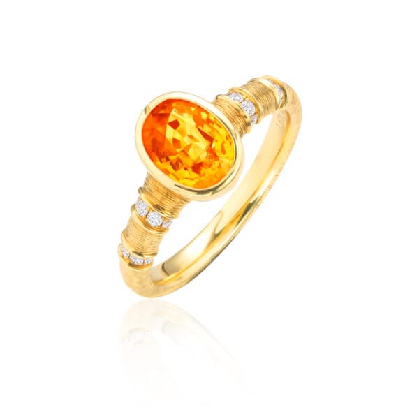 1.61ct 18K Spessartite Ring (Size 13.5)